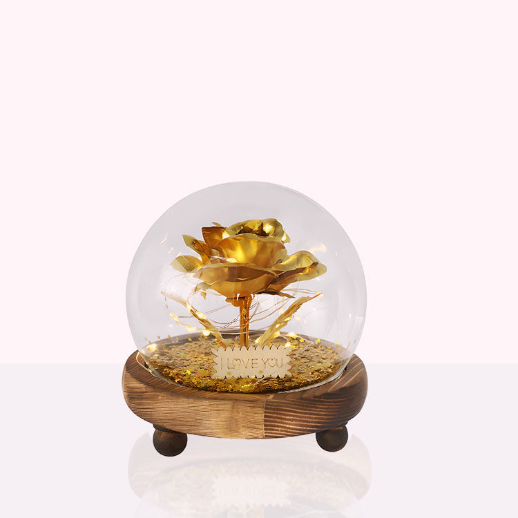 Eeuwige roos glas - Honing