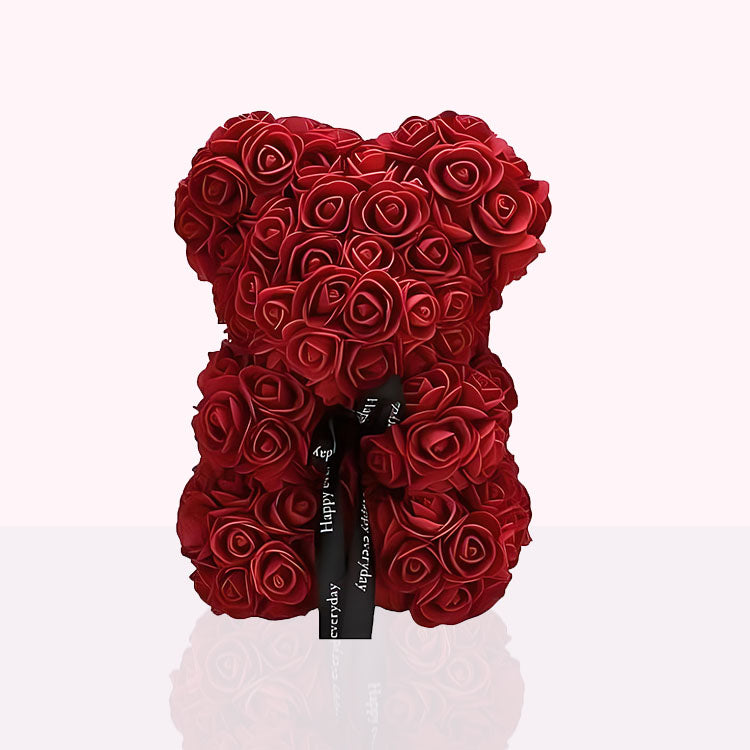 Rode rozen beer - Cupido